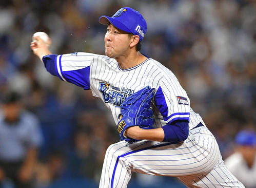 DeNA平良拳太郎（2019年7月19日撮影）
