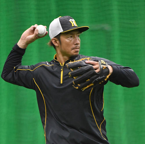 阪神鳥谷敬（2019年8月30日撮影）