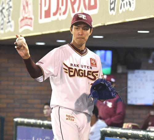 楽天岸孝之（2019年8月27日撮影）