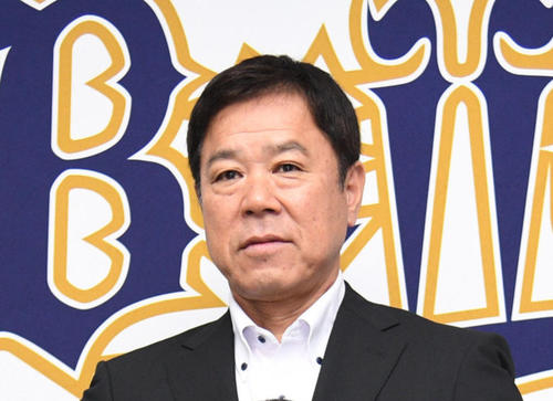 オリックスの福良淳一GM兼編成部長（2019年7月3日撮影）