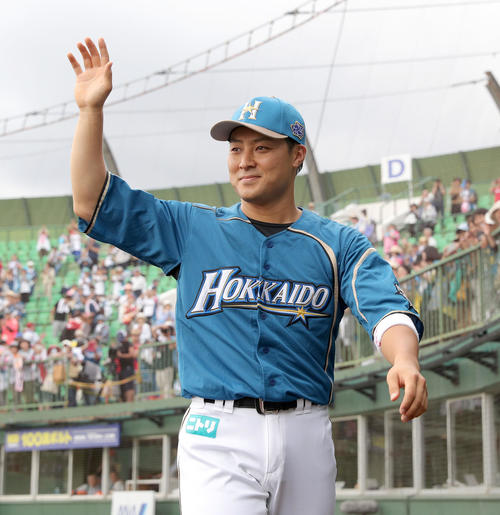 日本ハム田中賢介（2019年8月29日撮影）
