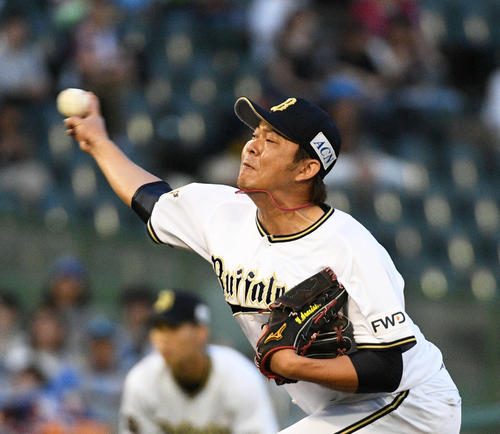 オリックス先発の荒西祐大（撮影・渦原淳）