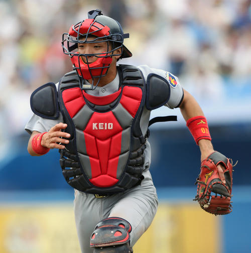 慶大・郡司裕也（2019年6月2日撮影）