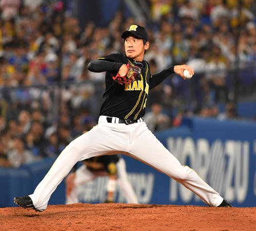 DeNA対阪神　7回に登板した能見（撮影・柴田隆二）