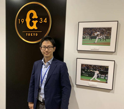 eBASEBALLのeドラフト候補選手に選ばれた巨人坂東氏（本人提供）