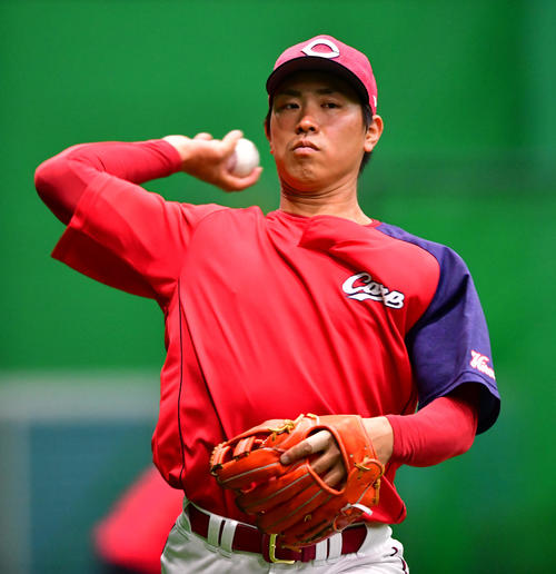 広島堂林翔太（2019年5月1日撮影）