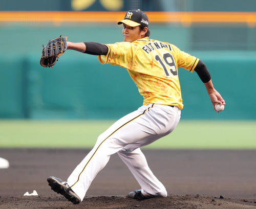 阪神藤浪晋太郎（2019年8月1日撮影）