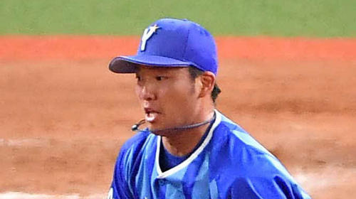 DeNA斎藤（19年8月撮影）