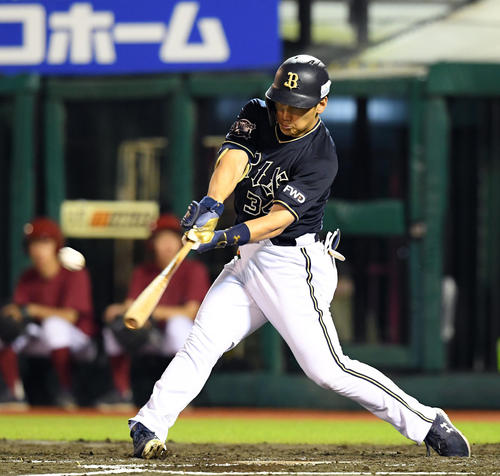 オリックス吉田正尚（2019年9月9日撮影）