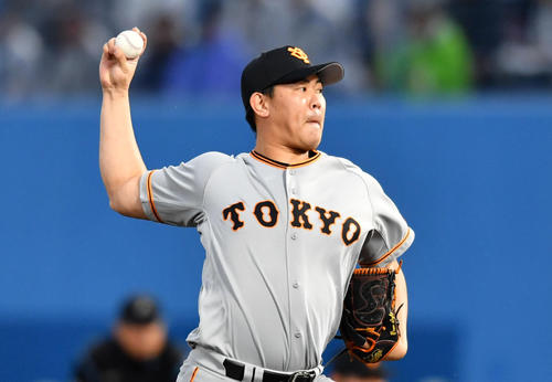 力投する巨人先発の山口（2019年6月29日）