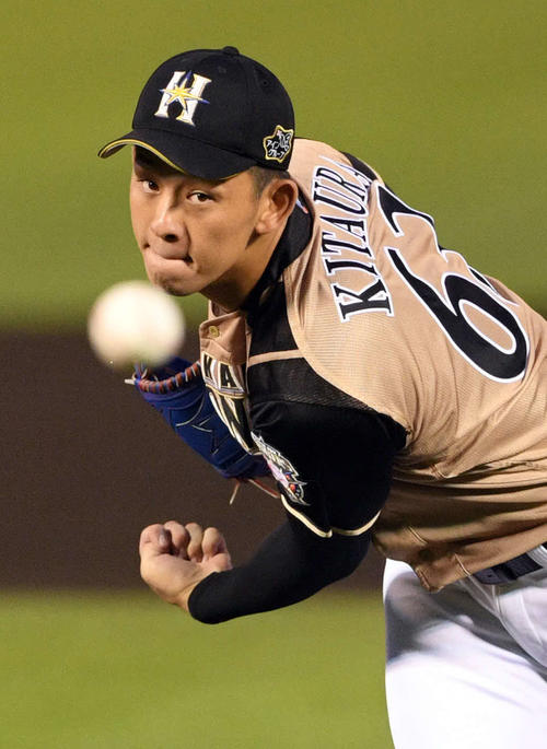 日本ハム北浦竜次（2019年8月29日撮影）