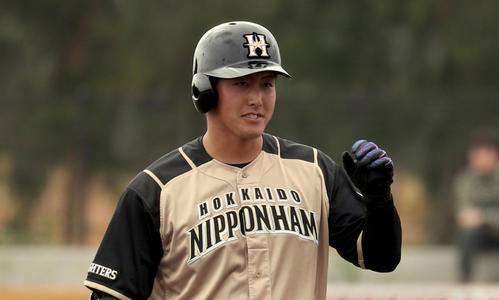 日本ハム森山恵佑（18年2月撮影）