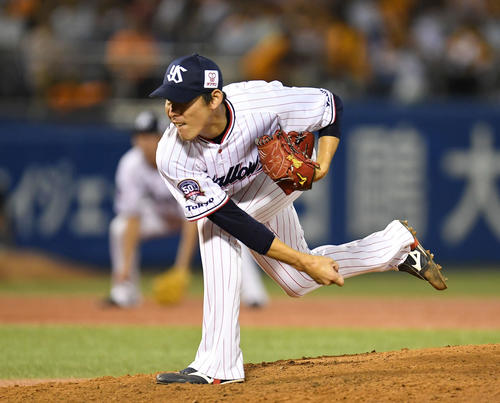 ヤクルト高梨裕稔（2019年9月7日撮影）