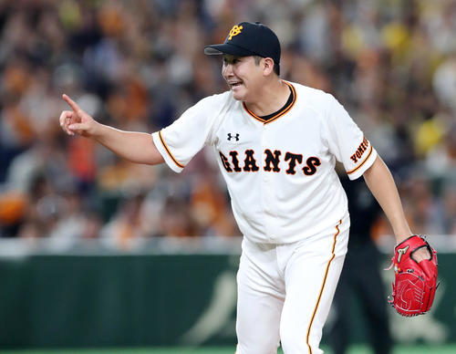 巨人菅野智之（2019年9月15日撮影）