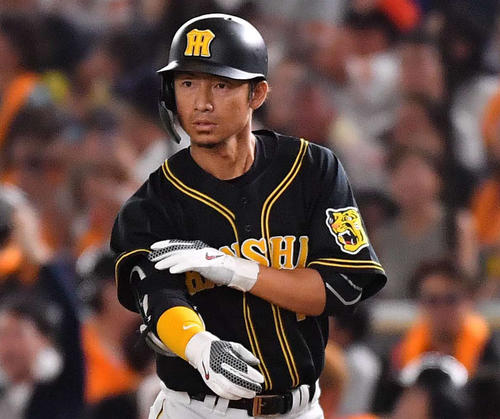 阪神鳥谷敬（2019年9月15日撮影）