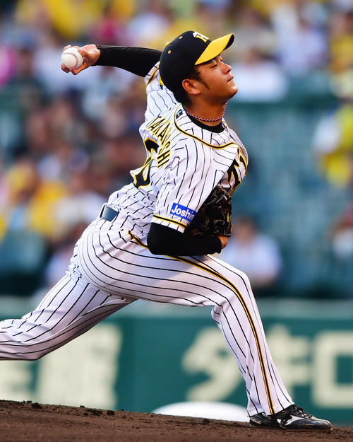 阪神高橋遥人（2019年7月7日撮影）