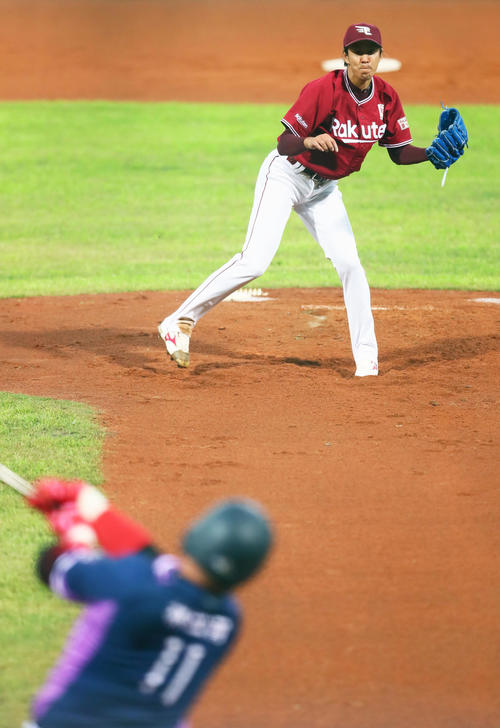 親善試合でラミゴと対戦した楽天（2019年2月28日撮影）