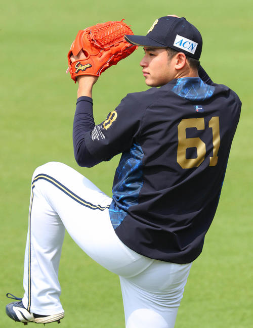 オリックス榊原翼（2019年7月5日撮影）