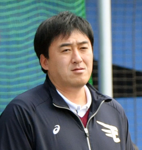 楽天石井一久GM（2019年3月31日撮影）