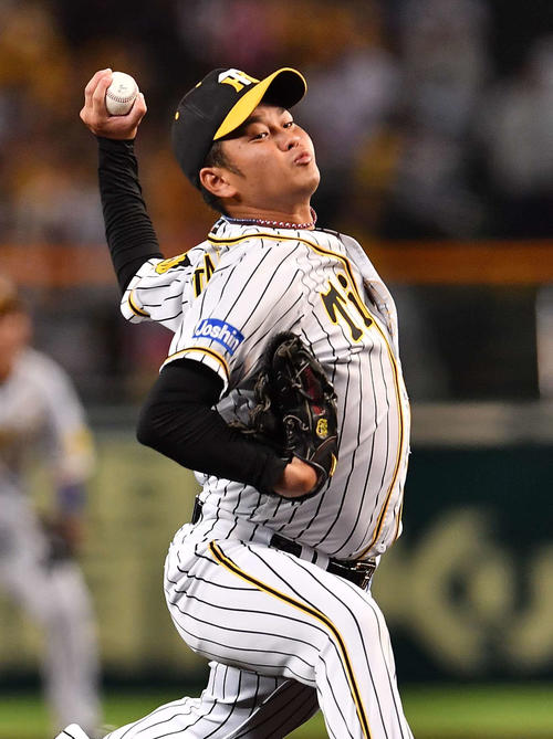 阪神対ヤクルト　阪神先発高橋遥人（撮影・上田博志）