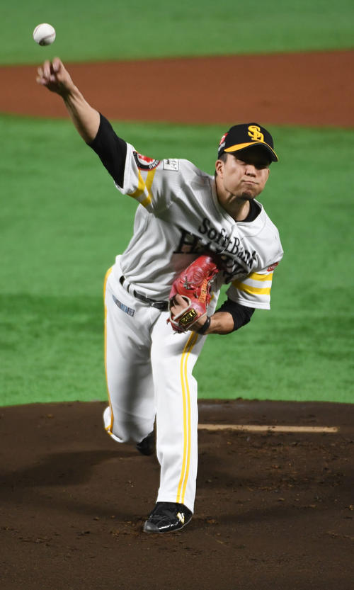 2019年9月19日、オリックス戦で先発した千賀