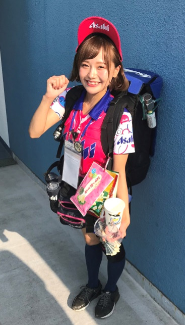 ZOZOマリンの売り子ペナントレースで、1試合を残して暫定1位のななさん