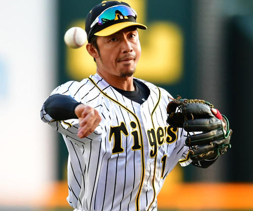 阪神鳥谷敬（2019年9月18日撮影）