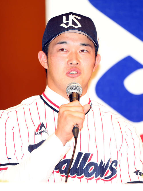 ヤクルト浜田太貴（2018年12月7日撮影）