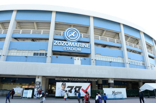 ZOZOマリンスタジアム（2018年3月30日撮影）