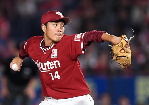 楽天則本昂大（2019年9月19日撮影）