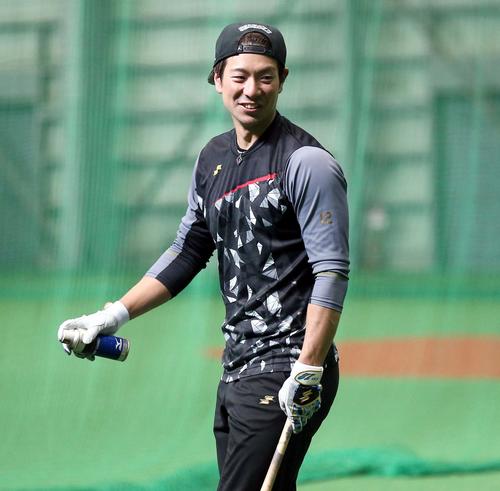 日本ハム松本剛（2019年1月21日撮影）