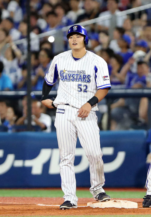 DeNA細川成也（2019年8月28日撮影）