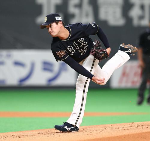 日本ハム対オリックス　オリックス先発のK－鈴木（撮影・黒川智章）