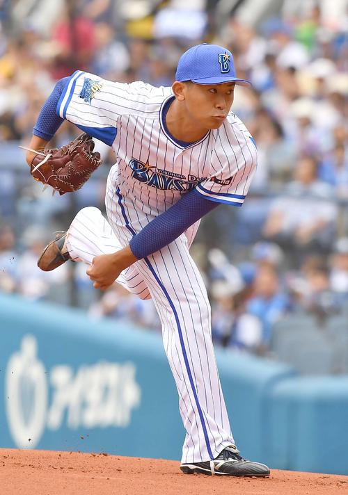 DeNA対阪神　DeNA先発今永昇太（撮影・上田博志）