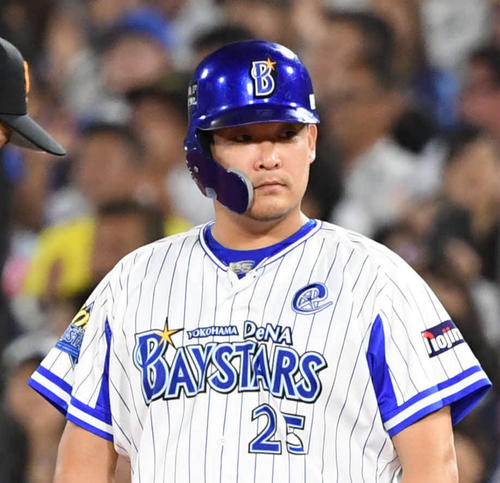 DeNA筒香嘉智（2019年9月12日撮影）