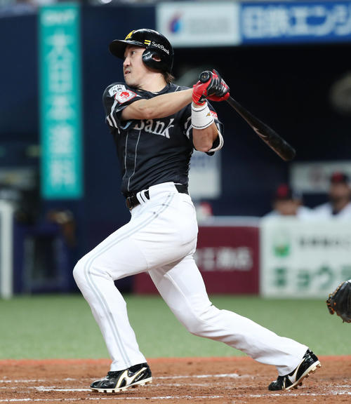 ソフトバンク内川聖一（2019年9月22日撮影）