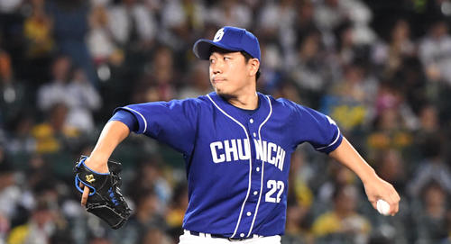 中日先発の大野雄大(撮影・奥田泰也)