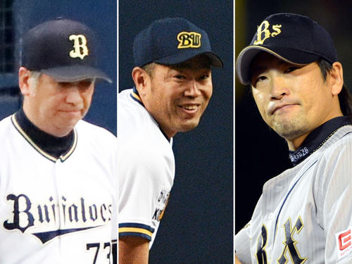 左から高山郁夫コーチ、平井正史コーチ、小松聖コーチ
