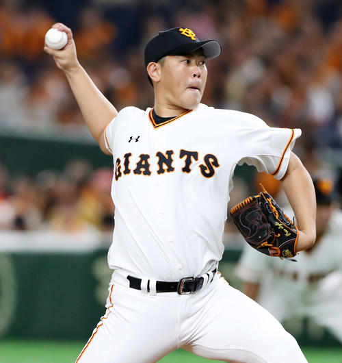 巨人山口俊（2019年8月18日）