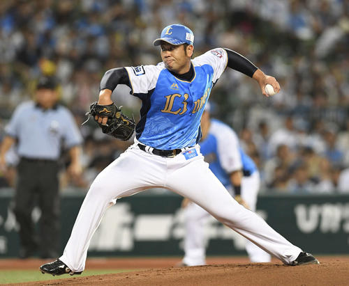 西武榎田大樹（2019年8月14日撮影）