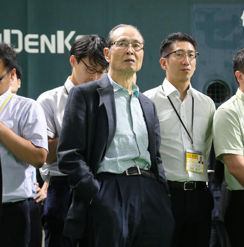 ソフトバンク王貞治球団会長（撮影・梅根麻紀）