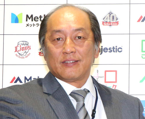 西武渡辺久信GM（2018年3月17日撮影）