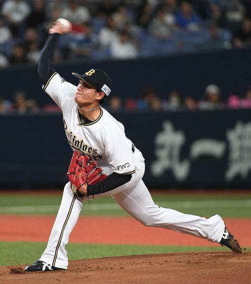 オリックス張奕（2019年9月24日撮影）