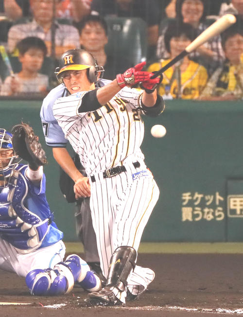 阪神江越（18年9月1日撮影）