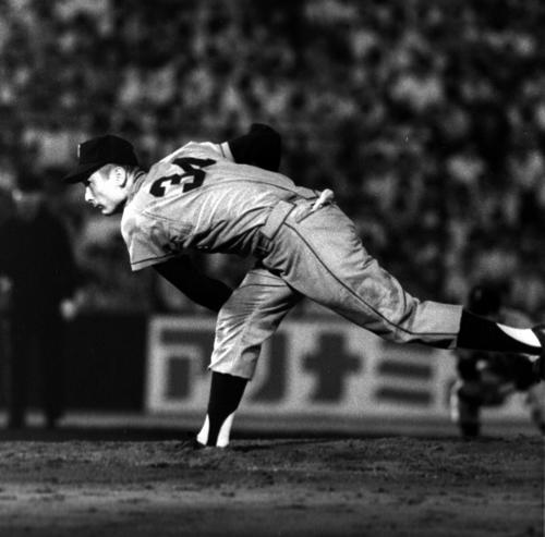 国鉄時代の金田正一さん（1964年7月23日撮影）