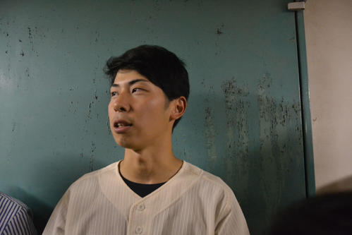 リーグ戦初勝利を挙げた京大・仲村