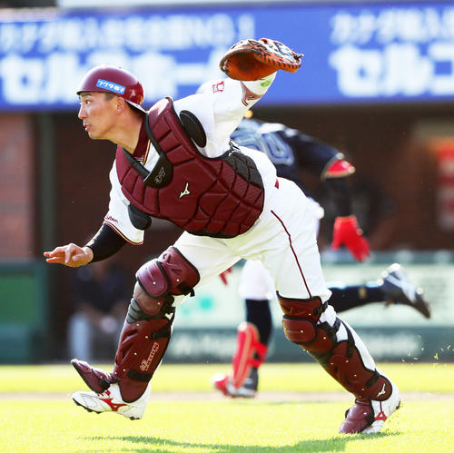 楽天嶋基宏（2019年5月25日撮影）