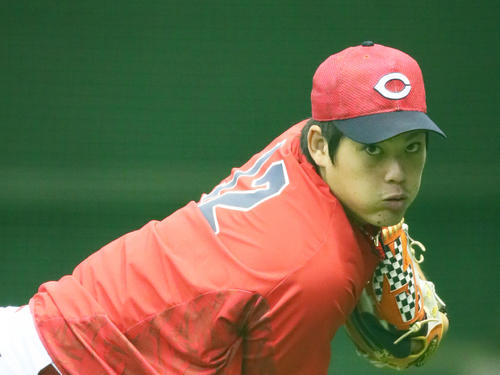 広島九里亜蓮（2019年6月15日撮影）