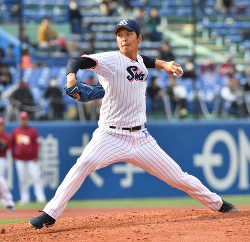 ヤクルト村中（2017年3月18日撮影）