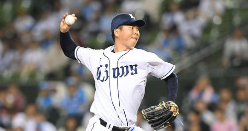 西武対ソフトバンク　西武の先発十亀（撮影・たえ見朱実）